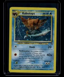 Pokemon TCG Kabutops 6/75 Neo Discovery Holo Rare LP/MP - Image 1