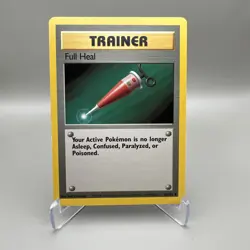 Full Heal #82/102 Regular Uncommon - Base Set - Trainer - Pokemon TCG - LP - Image 1