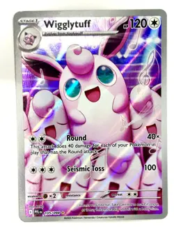 Wigglytuff 105/094 Illustration Rare Phantasmal Flames Pokemon Holo Near Mint - Image 1