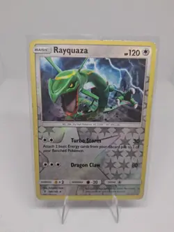 Rayquaza 106/145 Rare Guardians Rising Pokemon Reverse Holo Lightly Played - Image 1