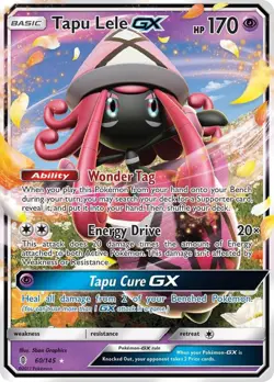 Tapu Lele GX - Pokemon Guardians Rising 60/145 (LP) - Image 1