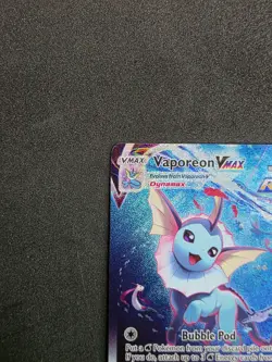 Pokemon TCG Vaporeon VMAX SWSH182 Holo Promo English 320 HP VMAX - Image 2