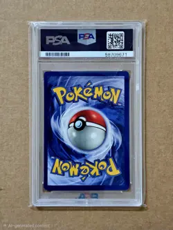 2000 Pokemon Black Star Promo Jigglypuff #7 PSA 9 MINT WOTC Pokemon League Promo - Image 2