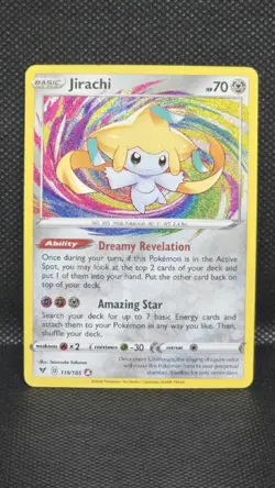 Jirachi Amazing Rare 119/185 NM PF Pokemon Vivid Voltage Series - Image 1