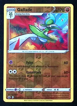 Gallade Reverse Holo 81/198 - Pokemon Chilling Reign - NM - Image 1