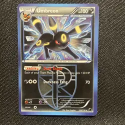Pokemon Card Umbreon Plasma Freeze Non Holo Rare 64/116 - LP - Image 1