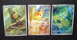 Froakie Fennekin Chespin 165 167 170/164 NM MA5T AR IR Pokemon Card [THAI] - Image 3