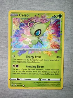 Celebi 009/185 Amazing Rare Vivid Voltage Pokemon Holo Near Mint - Image 1