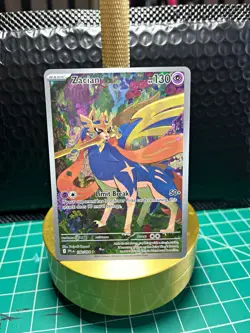 Pokemon TCG Zacian 100/094 Me02 Phantasmal Flames IR Full Art Holo EN - Image 1