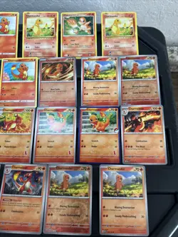 (30) CHARMANDER CHARIZARD CARDS LOT VTG HOLO Pokemon Battle Blue - Image 4