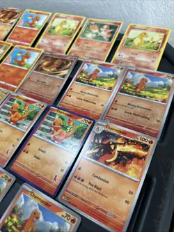 (30) CHARMANDER CHARIZARD CARDS LOT VTG HOLO Pokemon Battle Blue - Image 5