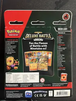 Pokemon TCG Deluxe Battle Deck Ninetales ex 60-Card Deck English 2024 - Image 3