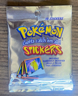 Pokemon Stickers Series 1 Booster pack 1999 Artbox Sealed New - Image 1