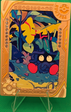 Pokemon Tangela Masterball Gold Metal Diamond Collectible Card - Image 1