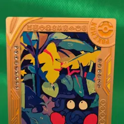 Pokemon Tangela Masterball Gold Metal Diamond Collectible Card - Image 2