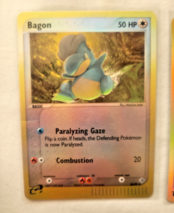 3 Pokemon Card Lot - E-READER HOLOS!! Bagon (U), Cyndaquil, Poochyena 2003 (LP) - Image 2