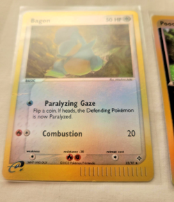 3 Pokemon Card Lot - E-READER HOLOS!! Bagon (U), Cyndaquil, Poochyena 2003 (LP) - Image 3