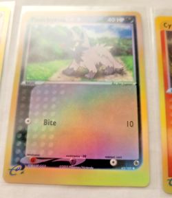 3 Pokemon Card Lot - E-READER HOLOS!! Bagon (U), Cyndaquil, Poochyena 2003 (LP) - Image 5