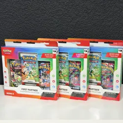 Pokemon TCG First Partner Illustration Collection Series 2 Lot Of 3 - Image 1
