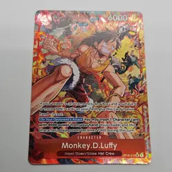 SHIPS TODAY One Piece Monkey.D.Luffy Alt Art OP16-015 The Time of Battle ENGLISH - Image 2