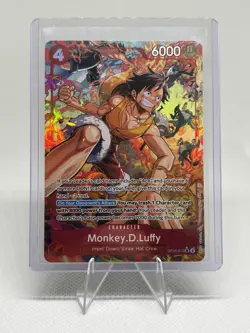 ONE PIECE Monkey D. Luffy OP16-015 SR Alt Art The Time of Battle ENG NM - Image 1