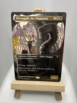 MTG Silverquill, the Disputant Borderless MTG Secrets of Strixhaven 1x #0287 - Image 1