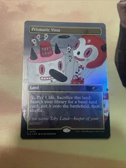 Prismatic Vista FOIL 2699 Borderless Secret Lair Drop SLD MTG Rare - Image 1