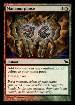 Manamorphose 211 Common Shadowmoor Magic: The Gathering Lightly Played - Image 1