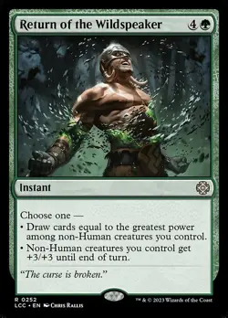 1x Return of the Wildspeaker NM Eng MTG - Commander : Lost Caverns of Ixalan - Image 1