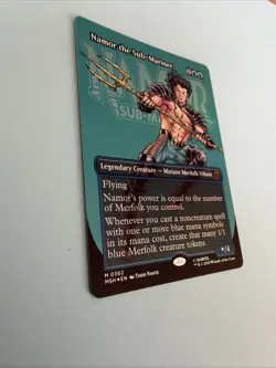Namor the Sub-Mariner (Borderless) Marvel Super Heroes Foil Mtg M/NM MYTHIC - Image 2