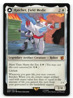 Ratchet, Field Medic/ Ratchet, Rescue Racer (Mythic Rare, Non-Foil) NM - Image 1