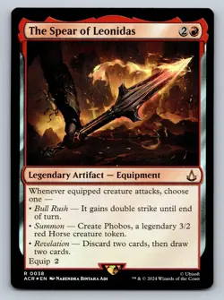 The Spear of Leonidas Assassin's Creed 38 NM Foil Magic: The Gathering - Image 1