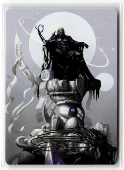 35-Tezzeret, Cruel Captain (Gold-Stamp)-S NM-Art Srs: Edge of Eternities (ASEOE) - Image 1