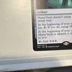 Near-Mint, English - 1 x MTG Mana Vault - Non-Foil Double Masters 2022 - Image 2