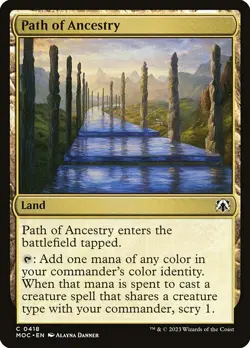 1x Path of Ancestry NM Eng MTG - March of the Machine Commander - Image 1