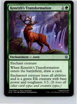 Magic the Gathering Kenrith's Transformation Throne of Eldraine MTG Free Ship - Image 1