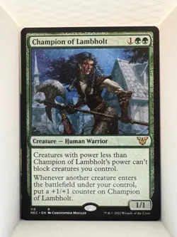 Champion of Lambholt R Commander: Kamigawa: Neon Dynasty 115 NM - Image 1