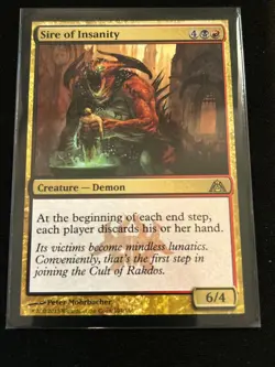 Sire of Insanity 104 Rare Dragon's Maze Magic: The Gathering Near Mint - Image 1