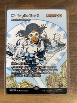 Monica, the Marvel 86 Borderless Mtg Super Heroes Regular - Image 1