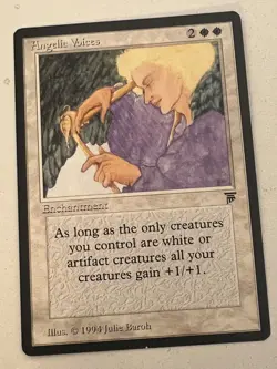 Magic the Gathering MTG Legends Angelic Voices NM- (Beta Bob) - Image 1