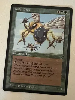 Magic the Gathering MTG Legends Killer Bees LP+ (Beta Bob) - Image 1