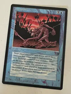 Magic the Gathering MTG Legends Juxtapose NM (Beta Bob) - Image 1