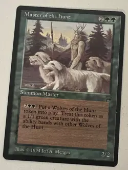 Magic the Gathering MTG Legends Master of the Hunt NM- (Beta Bob) - Image 1
