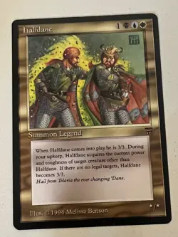 Magic the Gathering MTG Legends Halfdane NM- (Beta Bob) - Image 1