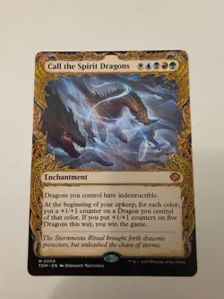 Call the Spirit Dragons - MTG - Showcase - Tarkir: Dragonstorm - #309 - NM - Image 1