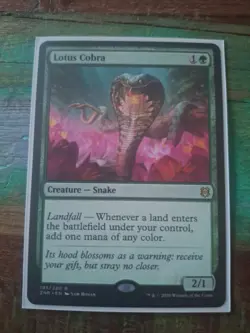 MTG Lotus Cobra Zendikar Rising 193/280 Regular Rare NM - Image 1