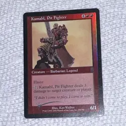 Wizards of the Coast MTG Kamahl, Pit Fighter Odyssey English Foil Rare 2001 - Image 2