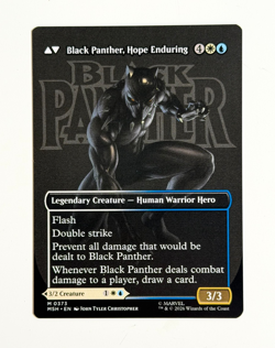 King T'Challa (Borderless) Marvel Super Heroes Non-Foil NM Pack Fresh MTG (0373) - Image 2