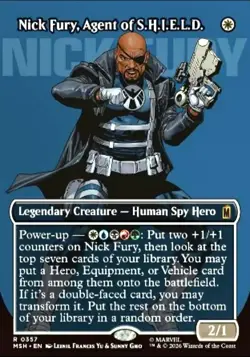 X 1 Nick Fury Agent of SHIELD SHOWCASE NM-M Marvel Super Heroes MSH #357 MTG - Image 1