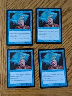 MTG Mental Note x4 Playset Judgment Old Border NM Blue Instant Common - Image 1